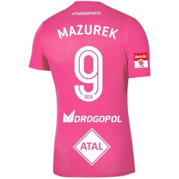 SPARTA KATOWICE Koszulka meczowa Nike III LIGA 2026-2027 - różowa