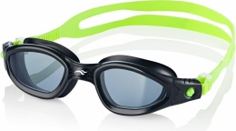 Okulary pływackie Aqua Speed Atlantic kol. 38 zielono-czarne - przyciemniane szkła