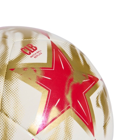 Piłka nożna adidas UCL Club 26/27 League Stage KE9764 biało-czerwono-złota