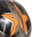 Piłka nożna adidas UCL Club 26/27 League Stage KE9762 czarno-srebrno-pomarańczowa