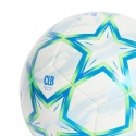 Piłka nożna adidas UCL Club 26/27 League Stage KX5863 biało-niebiesko-zielona