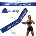 Taśma guma do ćwiczeń fitness crossfit mini band Enro Fit 22-34 kg niebieska