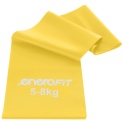 Taśma treningowa guma do ćwiczeń pilates Enero Fit 200x15 cm 0,25 mm 5-8 kg żółta