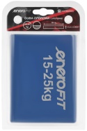 Taśma treningowa guma do ćwiczeń pilates Enero Fit Taśma treningowa do ćwiczeń pilates 200x15 cm 0,30 mm 15-25 kg niebieska