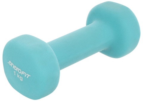 Zestaw Hantli Neoprenowych 2x1 Kg ENERO FIT turkusowy