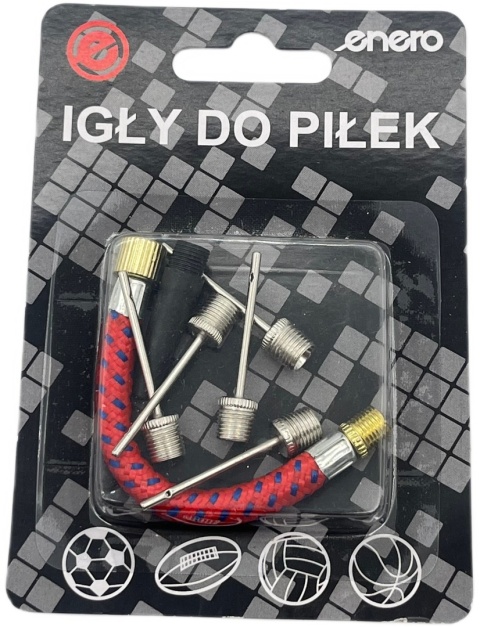 Zestaw Igieł 5 szt. + Wężyk Do Piłek Enero