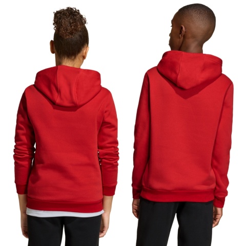 Bluza dla dzieci adidas Entrada 26 Hoody JZ6568 czerwona