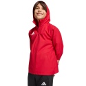 Kurtka ortalion dla dzieci adidas Entrada 26 All Weather JZ9105 czerwona