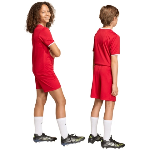 Spodenki dla dzieci adidas Entrada 26 JZ6528 czerwone